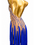 Crystalline Fringe&Rhinestones Latin Dress Latin/Rhythm