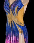 Metallic Shiny Latin Dress Latin/Rhythm