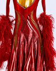 Crystalline shimmering metallic satin Smooth Dress Standard/Smooth