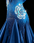 Crystalline Custom 3D Rose Rhinestone Florals Standard/Smooth