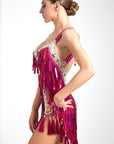 Laser Paillette Latin Performance Dress Latin/Rhythm