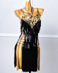 Paillette and Fringe Crystallized Latin Dress Latin/Rhythm