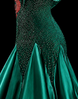 Crystalline Custom 3D Rose Rhinestone Florals Standard/Smooth 