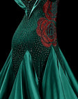 Crystalline Custom 3D Rose Rhinestone Florals Standard/Smooth 