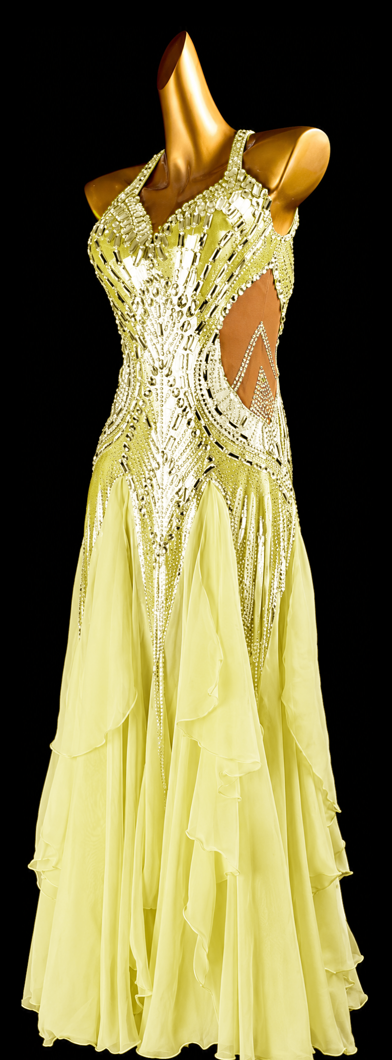 Crystalline shimmering metallic American Smooth Dress Standard/Smooth 