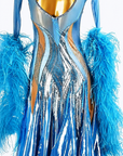 Crystalline shimmering metallic satin  Smooth Dress Standard/Smooth 