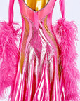 Crystalline shimmering metallic satin  Smooth Dress Standard/Smooth 
