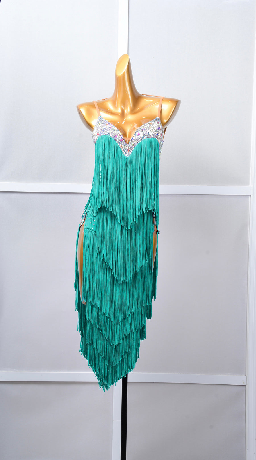 Crystalline Fringe  Latin Dress Latin/Rhythm # L5062