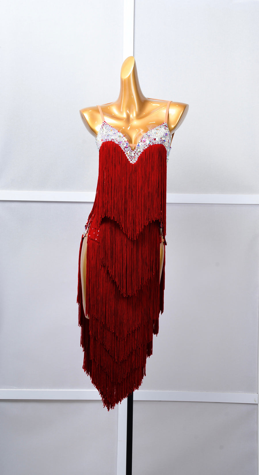 Crystalline Fringe  Latin Dress Latin/Rhythm # L5062