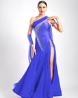 Glittering One Shoulder Smooth Dress Standard/Smooth 