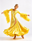 Crystalline shimmering metallic satin  Smooth Dress Standard/Smooth 