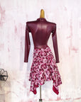 Metallic Shiny Stretch Lycra Dress Latin/Rhythm 