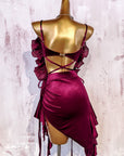 Detachable 3D Floral Performance Latin/Rhythm 