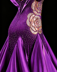 Crystalline Custom 3D Rose Rhinestone Florals Standard/Smooth 