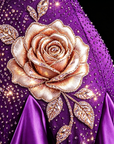 Crystalline Custom 3D Rose Rhinestone Florals Standard/Smooth 
