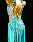 Crystalline Beaded&Fringe Latin Dress  Latin/Rhythm 