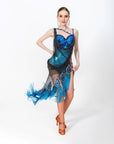 Crystal Peacock Latin Dress Latin/Rhythm 