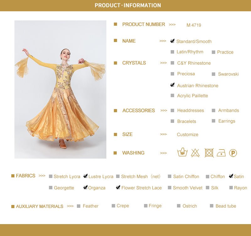 Crystalline Floral Standard Dress Standard/Smooth 