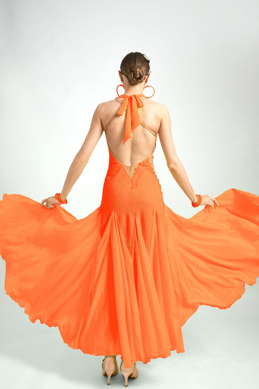 Crystallized Fluorescent stone Smooth Dress Standard/Smooth # M - S 4011 - Unika Dancewear