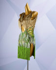 Colorful Beaded Paillette and Fringe Latin Dress  Latin/Rhythm  