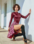 Metallic Shiny Stretch Lycra Dress Latin/Rhythm 
