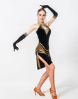 Stretch Velvet Crystallized Latin/Rhythm 